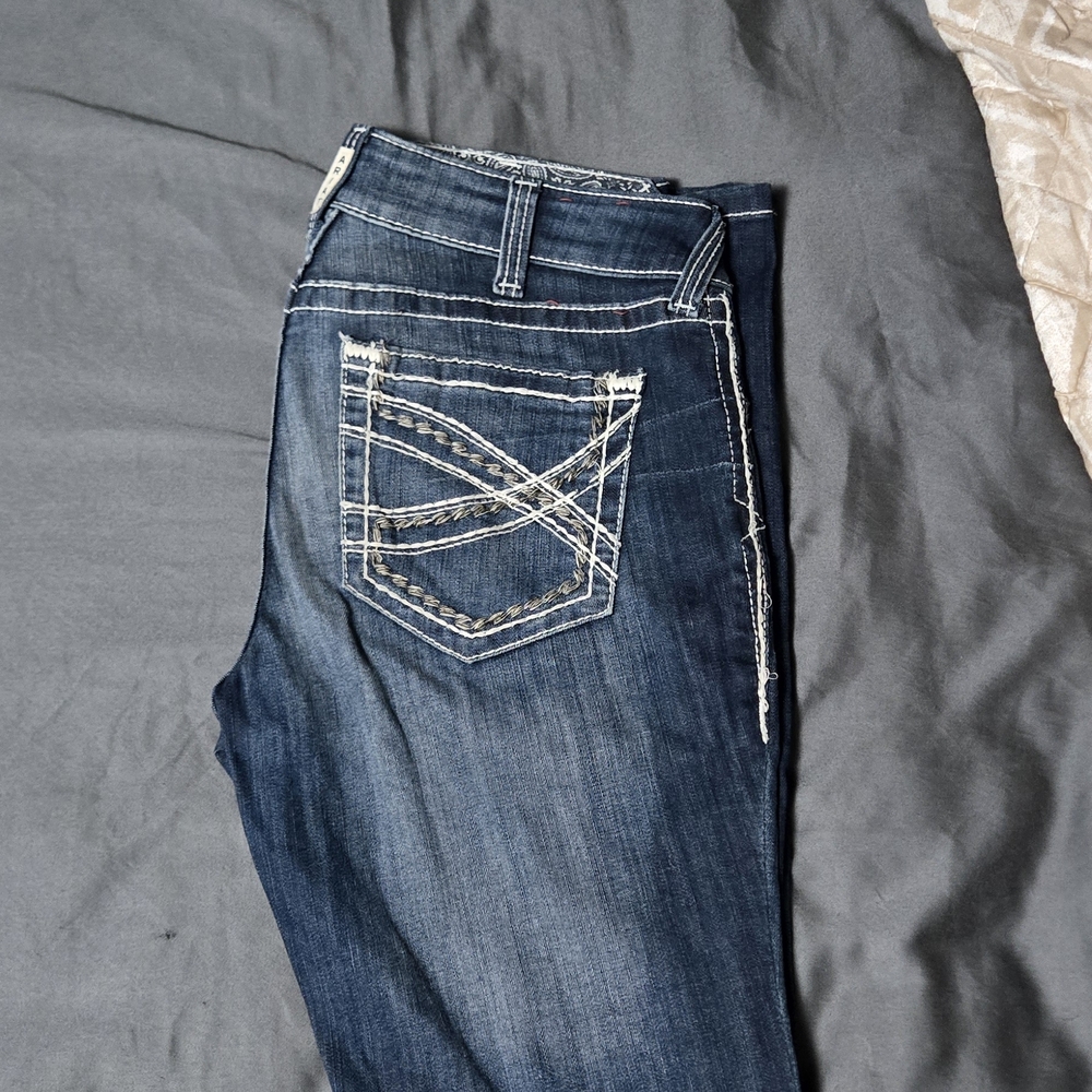 Ariat Women's Dark Blue Boot Cut Jeans